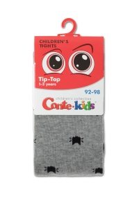 Ciorapi subțiri din bumbac cu model pisici, Conte Kids Tip-Top 567 - Img 10