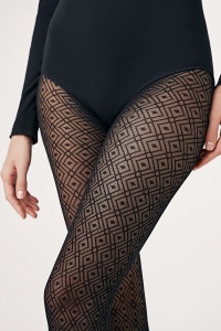 Dresuri cu model geometric, Conte Fantasy Alba - Img 3