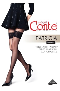 Dresuri cu model imitație bandă adezivă ajurată, Conte Fantasy Patricia