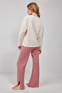 Pantaloni damă din tricot jacquard, Gisela 2/20228 - Img 4