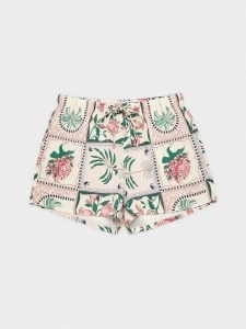 Pantaloni scurți pijamă cu imprimeu floral, Gisela 2/20391 produs