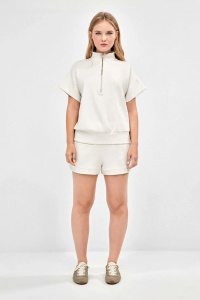 Pantaloni scurți sport cu dublu efect soft touch, Gisela 2/70018 - Img 2