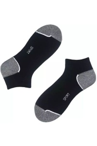 Set șosete sport scurte (anklet) cu talpa flaușată, Chobot Sneaker Sport 52-91 (2 perechi) - Img 2
