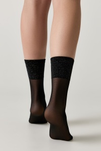 Șosete damă poliamidă cu lurex, Conte Fantasy 25С-184СP - Img 2