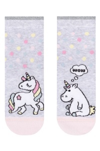 Șosete Haioase 1/2 din Bumbac cu Unicorn, Conte Kids 338