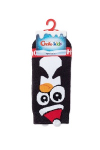 Șosete haioase copii, de Crăciun cu model Pinguin, Conte Kids 650 - Img 2