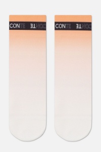 Șosete haioase cu efect ombré „Peachy”, Conte Fantasy 22С-55CP - Img 4