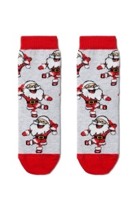Șosete haioase din bumbac motiv Crăciun, Conte Kids 374