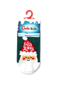 Șosete haioase pentru copii, motive Crăciun, cu model ”Enjoy Xmas”, Conte Kids 522 - Img 3
