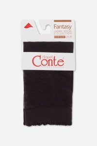 Șosete poliamidă 1/2 cu imprimeu buline, Conte Fantasy 20С-84/1СP - Img 8