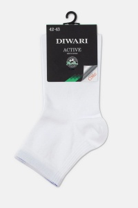 Șosete scurte (anklets) de bumbac, DiWaRi Active 148 - Img 6