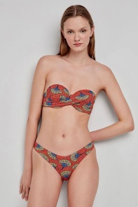 Sutien baie tip bandeau cu imprimeu tribal, Gisela 2/30241 - Img 3