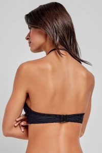 Sutien baie tip bandeau, detașabil, material jacquard, Gisela 2/30190 - Img 4