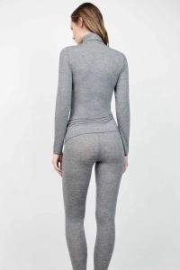 Bluză termică cu guler înalt și mâineci lungi, Gisela 1/10059 - Img 8