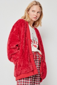 Cardigan pijama damă din material plușat, Gisela 2/1999 - Img 2