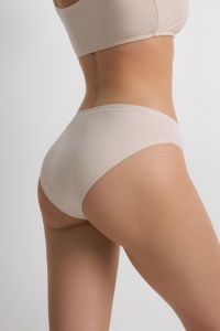 Chiloți bikini, din bumbac premium, Conte Comfort LB 5571 Natural spate lateral