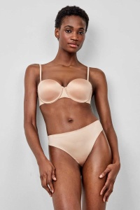 Chiloți tanga cu efect ușor modelator, din microfibră satinată, Gisela 1/10058 - Img 12