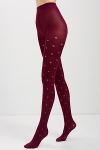 Ciorap cu model buline transparente, Conte Fantasy Enjoy - Img 3