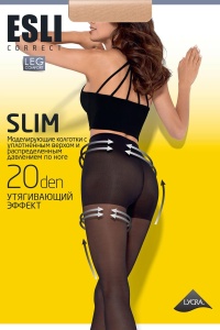 Ciorap subtire, compresiv și modelator, Esli Slim 20 Den - Img 10