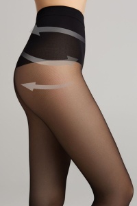 Ciorapi cu centură înaltă pentru modelarea taliei, Conte SlimFit 20 Den - Img 4