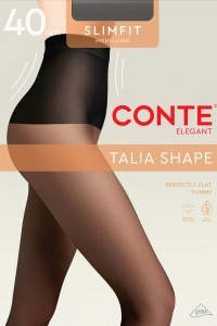 Ciorapi cu centură înaltă pentru modelarea taliei, Conte SlimFit 40 Den (Ambalaj nou) - Img 10