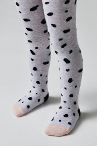 Ciorapi subțiri din bumbac cu model leopard, Conte Kids Tip-Top 580 - Img 2