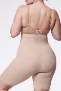 Pantaloni modelatori invizibili, cu talie foarte înaltă, Julimex 269 Bej spate