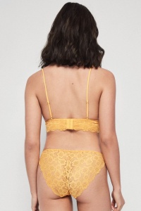 Set lenjerie, 2 piese, sutien triunghi fără sârmă și chiloți clasici din dantelă, Gisela 2/10017 - Img 3
