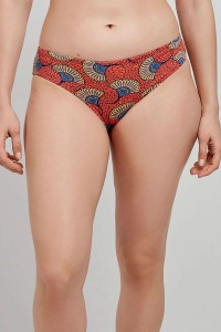 Slip de baie midi cu imprimeu tribal, Gisela 2/30243 - Img 3