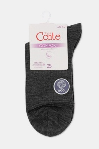 Șosete călduroase cu lână și fără elastic, Conte Elegant Comfort 000 - Img 5