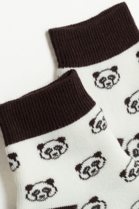 Șosete copii flaușate cu model Panda, Conte Kids Sof-Tiki 600 - Img 3