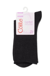 Șosete damă din bumbac fără elastic, Conte Elegant Comfort 000 - Img 33