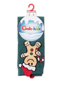 Șosete haioase copii, cu model omuleț de turtă dulce, Conte Kids 652 - Img 3