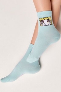 Șosete haioase cu model Anime, Conte Kids Funny Legs 941 - Img 2