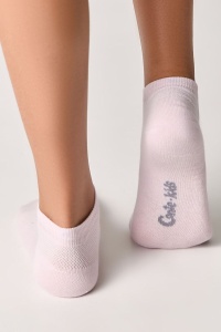 Șosete sport scurte (anclets) pentru copii, din bumbac, Conte Kids Active 484 - Img 7