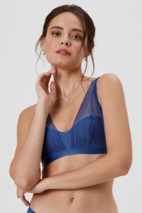 Sutien bralette dantelat, cu burete și fără arcuri, Conte Elegant Vintage RB7115 - Img 7