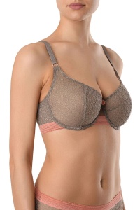 Sutien cu model dantelat, arcuri și cupe moi, Conte Elegant Arabesque TB6058 - Img 2
