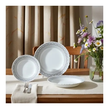 Pachet Parastas Memory 12 - Farfurie, Cana de sticla, Prescura, Lumanare, Servet - Img 3