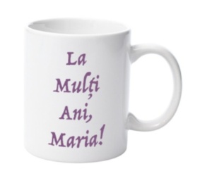 Cană personalizatǎ cu nume Maria