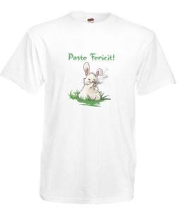 Tricou personalizat alb "iepuraș"
