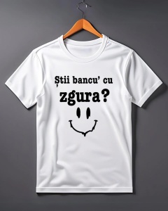 Tricou personalizat "bancul cu zgura"