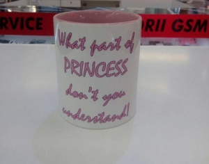 Cană personalizatǎ princess