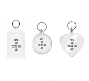 Breloc personalizat din plastic