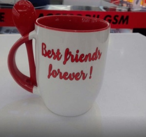 Cană personalizatǎ "best friends"