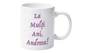 Cană personalizata cu nume Andreea