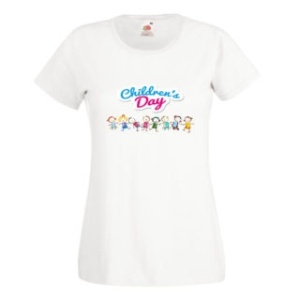 Tricou personalizat alb "1 iunie" femei
