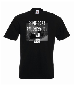Tricou personalizat negru/ colorat A4