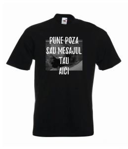 Tricou personalizat negru/ colorat A4