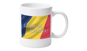 Cană albă personalizatǎ "1 decembrie"