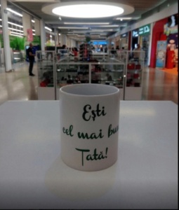 Cană personalizatǎ "cel mai bun tată"